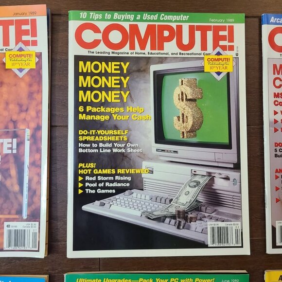 Compute! Computer Magazine 1989 Full Year January to December - Picture 3 of 10